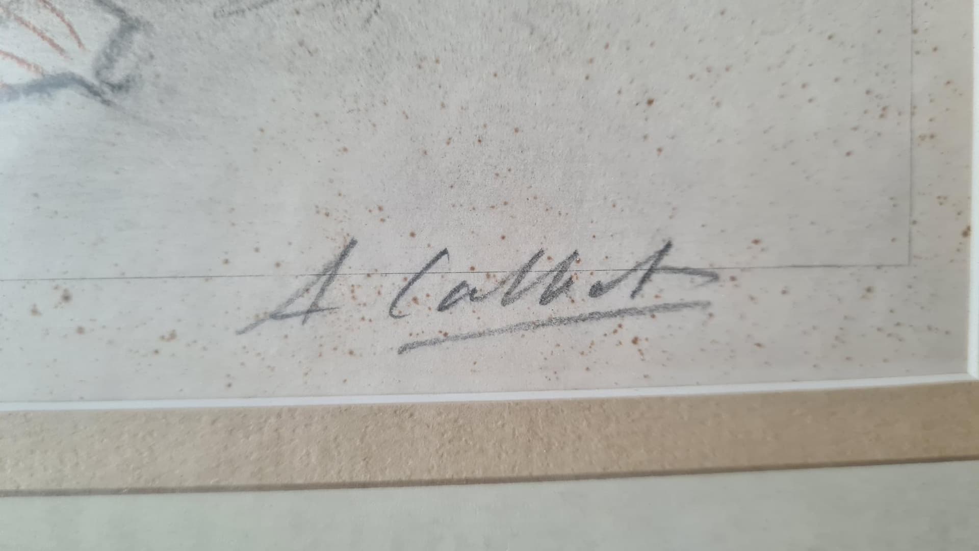 Para grafik Albert Calbet – Francja ok. 1910 | sygnowane | antyki - 186396