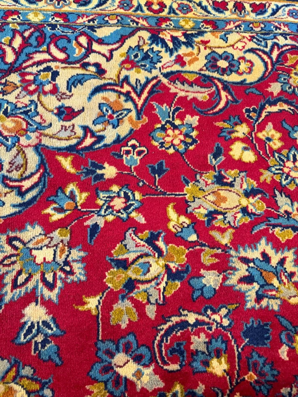 Nowy Dywan Wełniany Kaszmirowy Perski Iran Keshan 395x295 - 186416