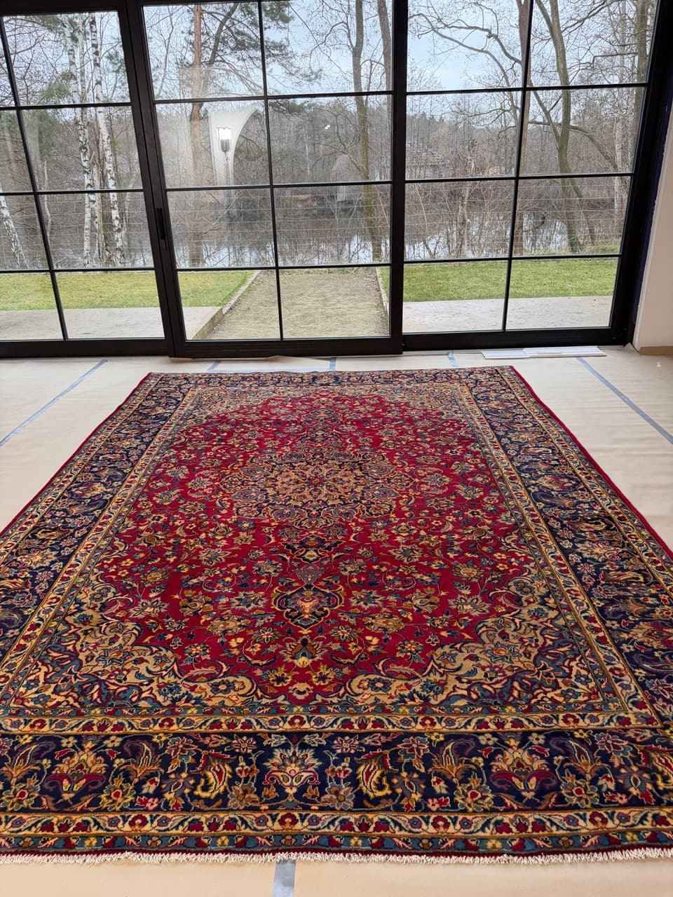 Nowy Dywan Wełniany Kaszmirowy Perski Iran Keshan 395x295 - 186408