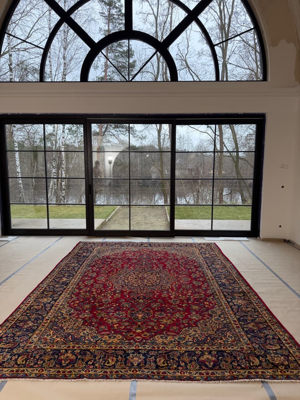 Nowy Dywan Wełniany Kaszmirowy Perski Iran Keshan 395x295 - 186403