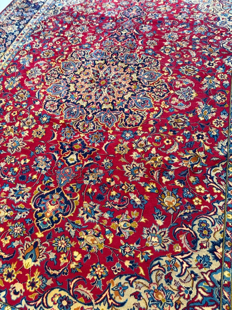 Nowy Dywan Wełniany Kaszmirowy Perski Iran Keshan 395x295 - 186405