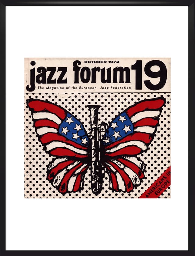 Plakat Jazz Forum 30x40 cm, multikolor, aut. R. Olbiński, Polska, lata 70. - WYMIARY