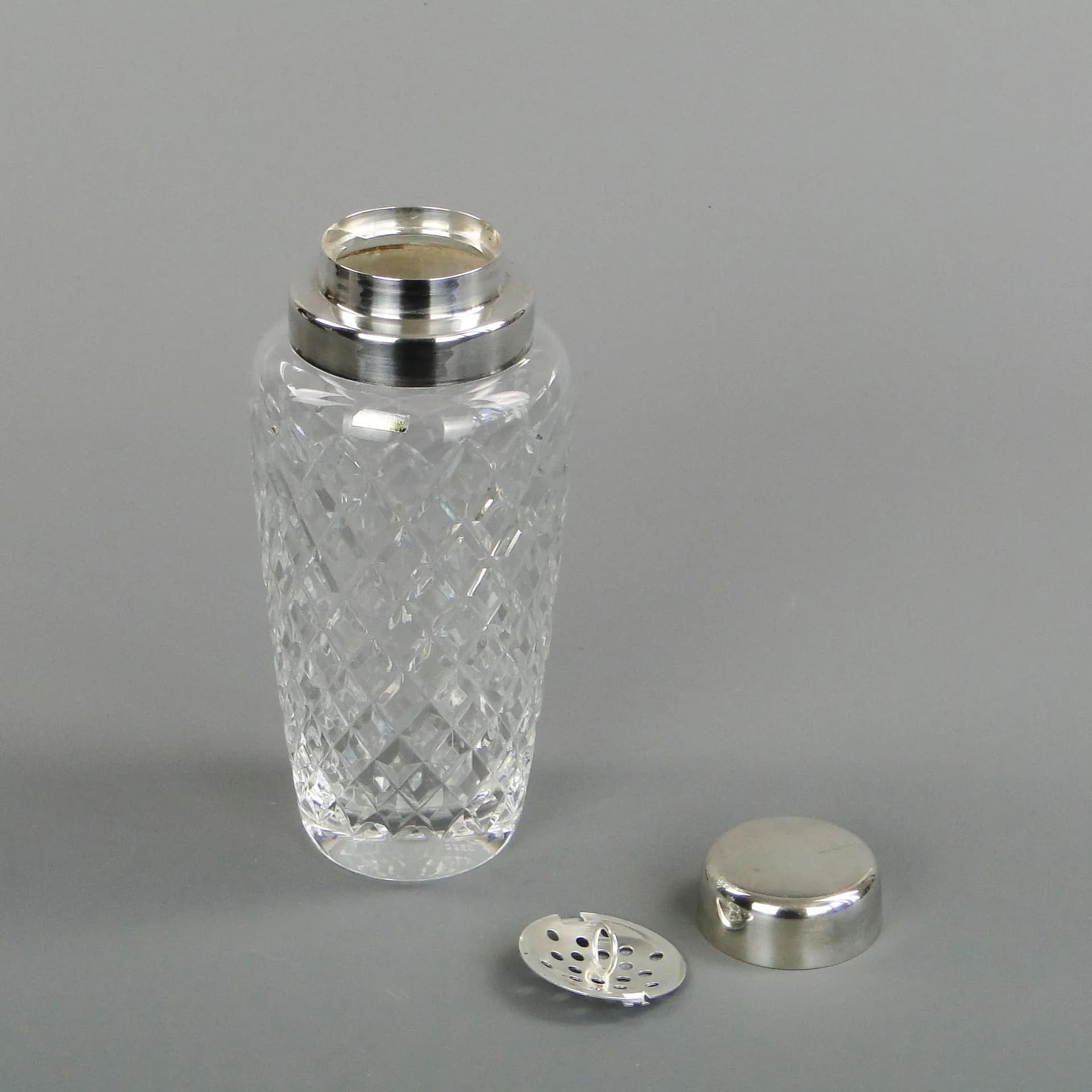 Shaker do drinków Art Deco, kryształ transparentny, WMF, Niemcy, lata 50. - 13032