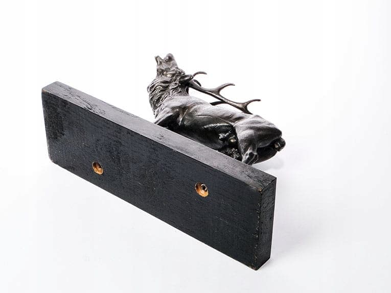 Figura gabinetowa, brąz ciemny, Polska, początek XX w. - 186436