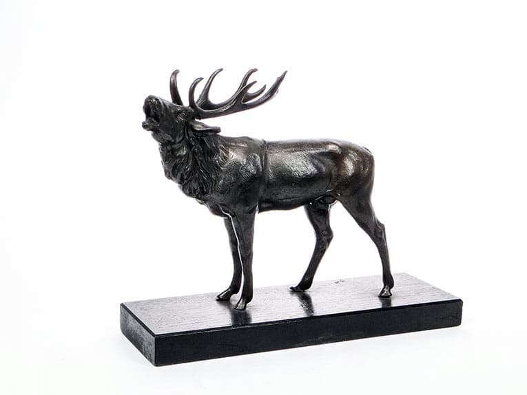 Figura gabinetowa, brąz ciemny, Polska, początek XX w. - 186434