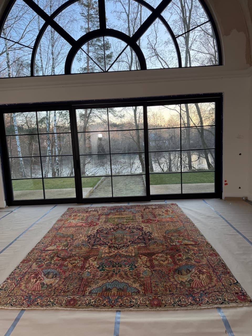 Rug Kaschmar figural 385x290 cm, multicolor wool, Iran - 186537