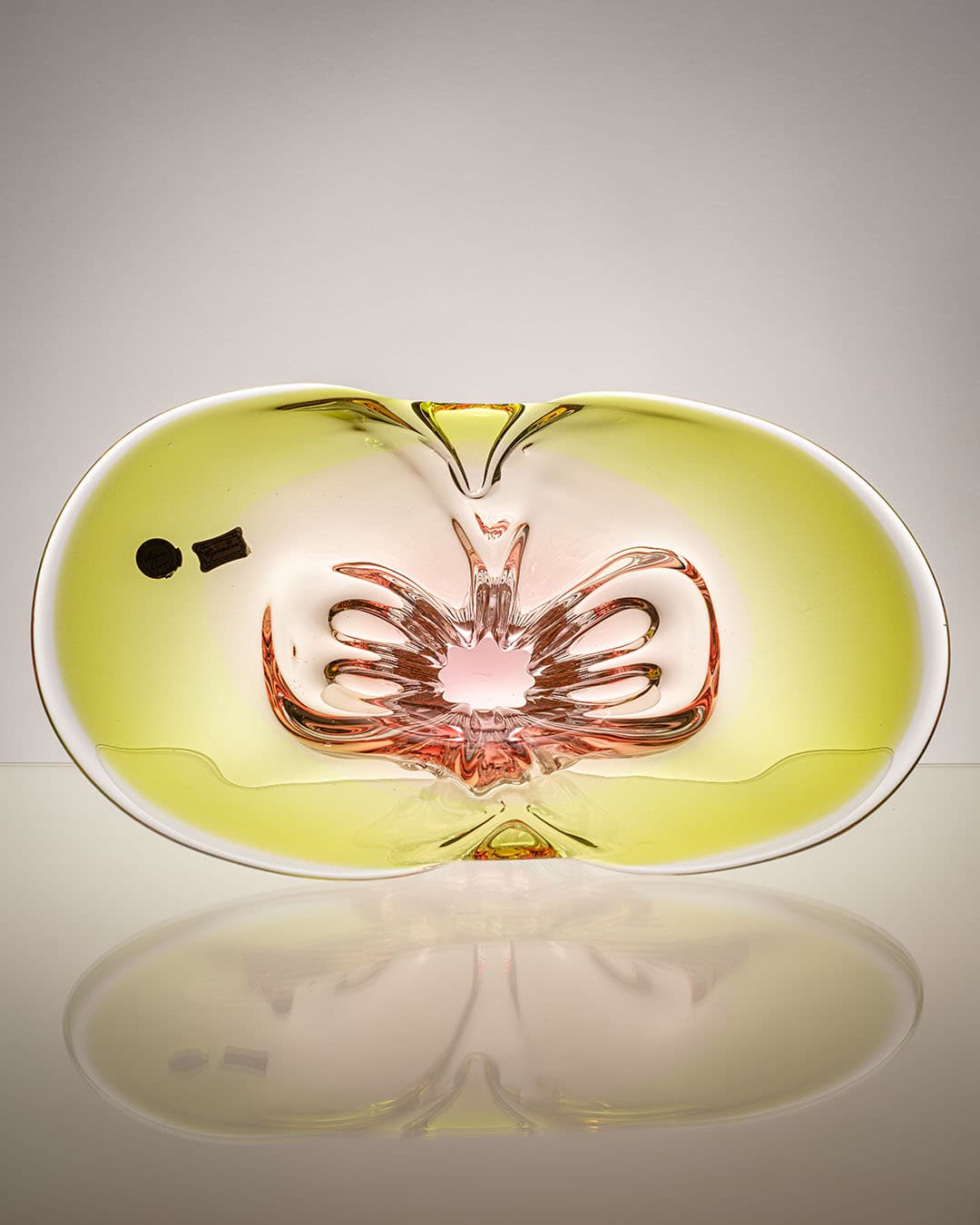 Decorative bowl, multicolor glass, Egermann, Czech Republic, 1990s. - 186615