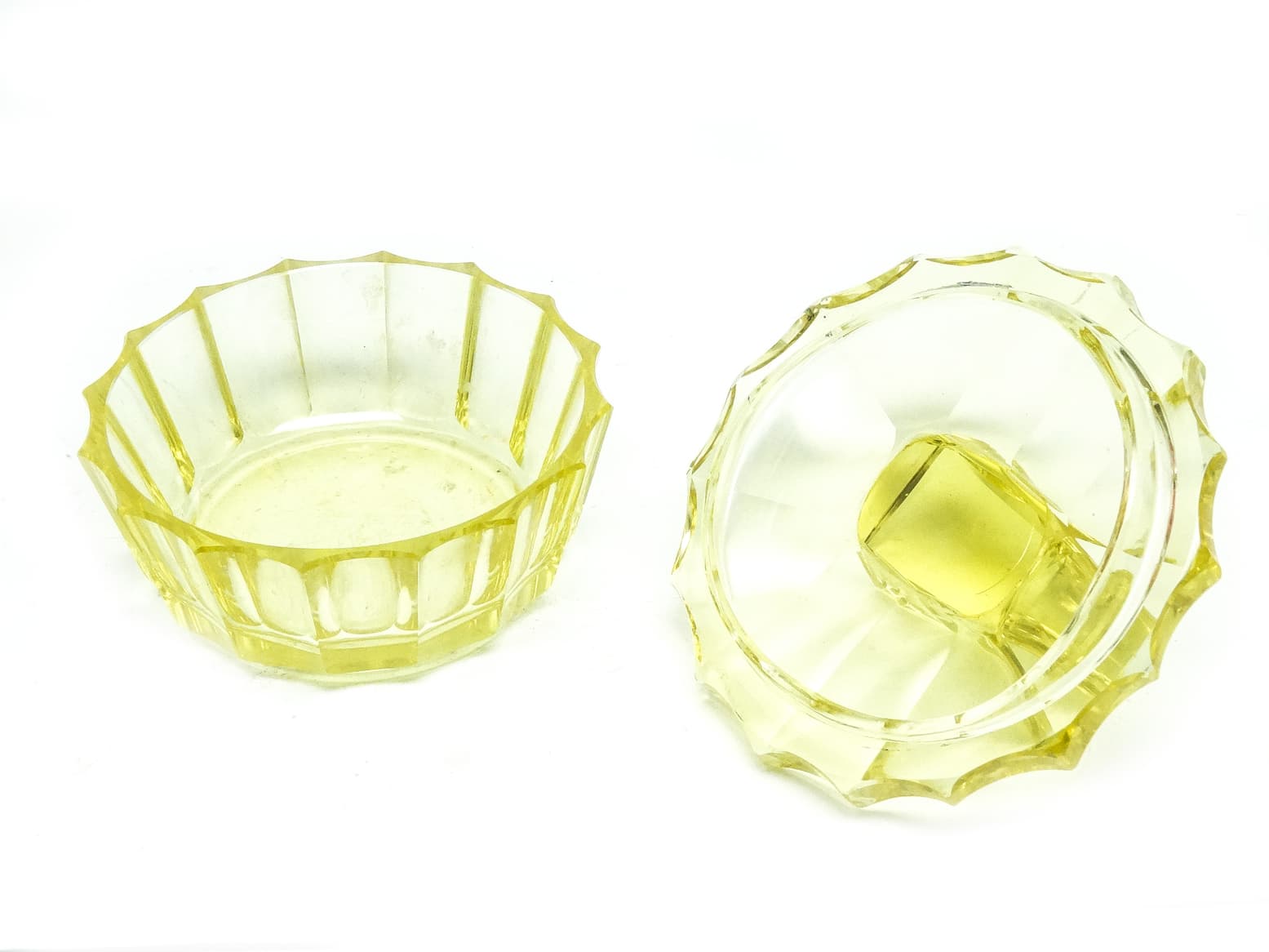 Art Deco bonbonniere, crystal, Moser, Czechoslovakia, 1930s. - 186821