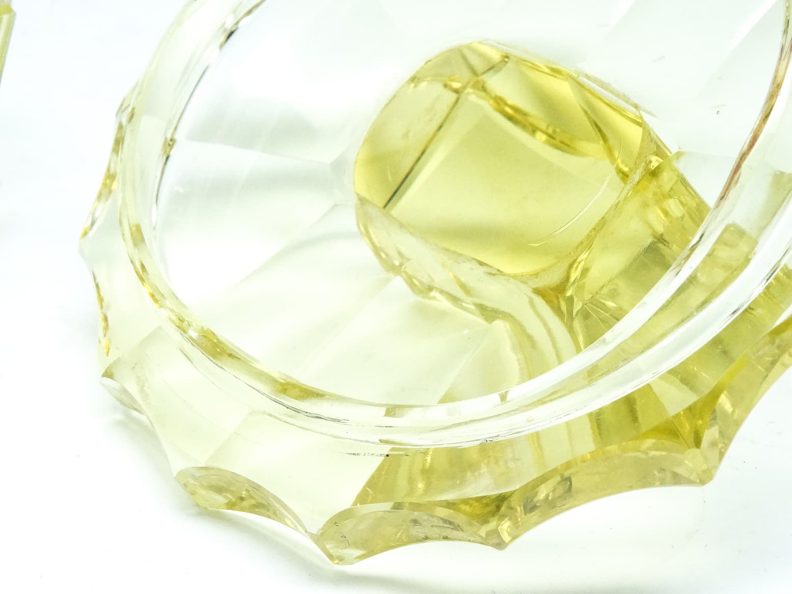 Art Deco bonbonniere, crystal, Moser, Czechoslovakia, 1930s. - 186822