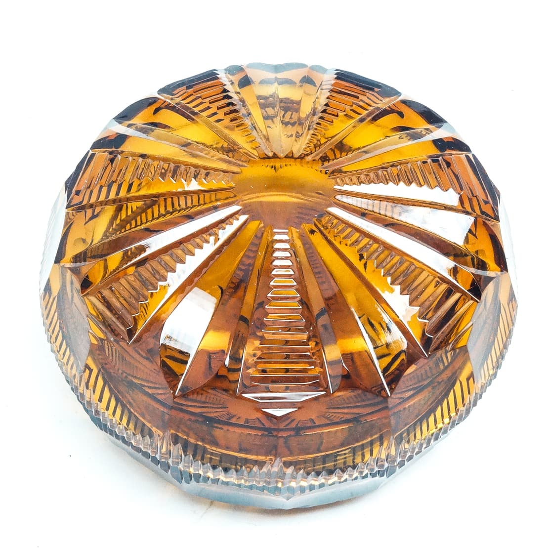 Art Deco bonbonniere, crystal, Moser, Czechoslovakia, 1930s. - 186837