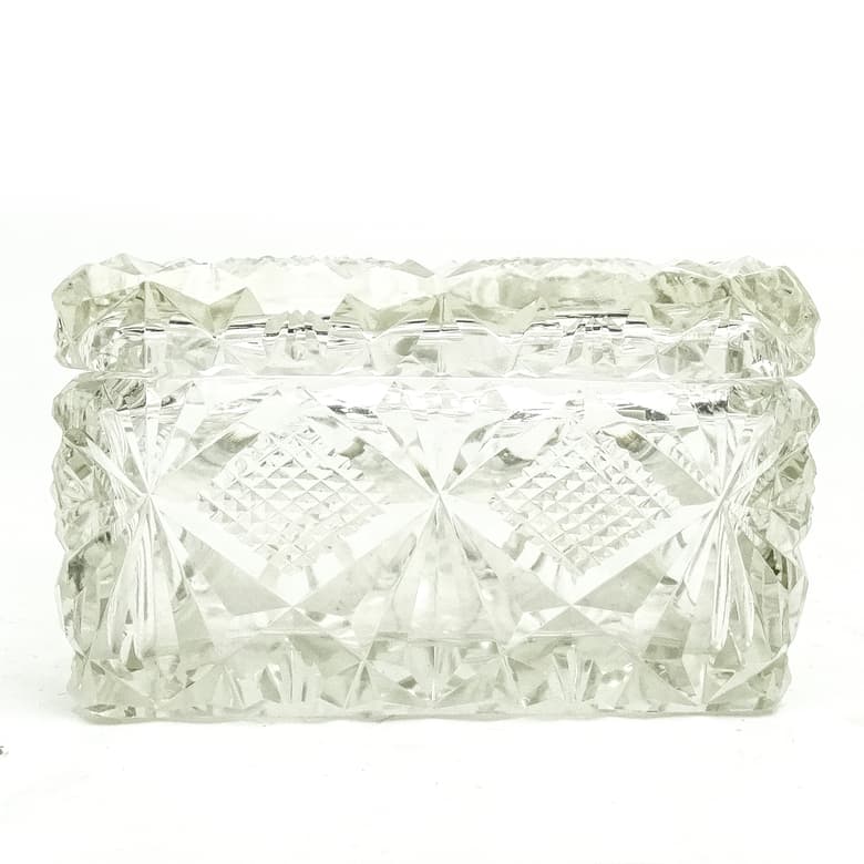 Art Deco bonbonniere, crystal, Sweden, 1930s. - 186950