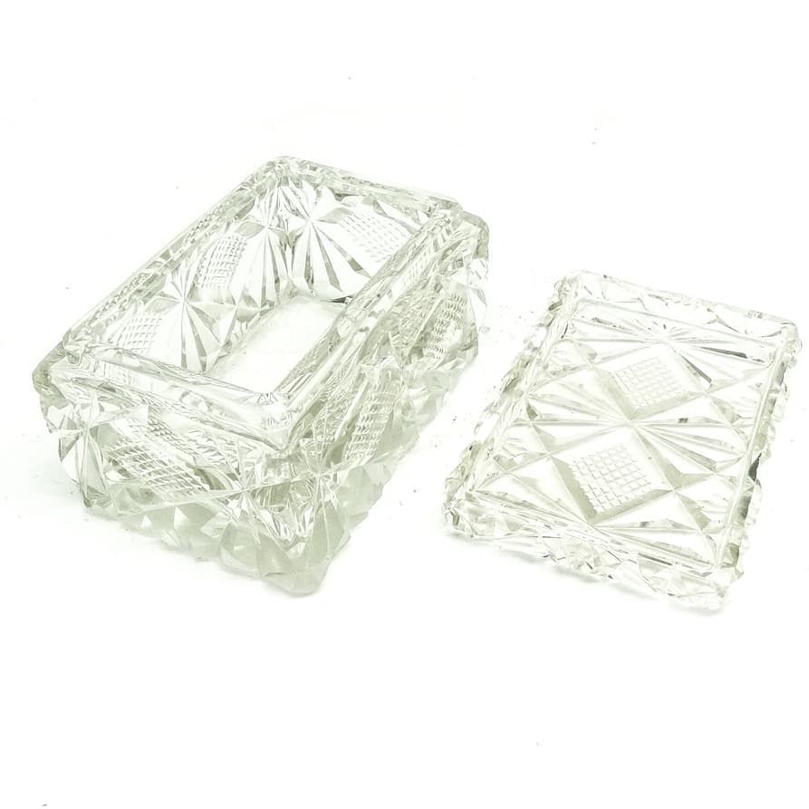 Art Deco bonbonniere, crystal, Sweden, 1930s. - 186947