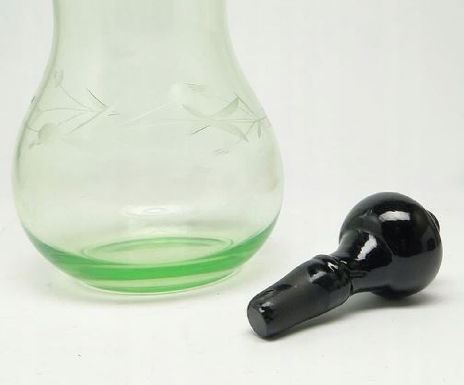 Karafka, Art Deco, kryształ, Moser, Czechosłowacja, lata 50. - 186997