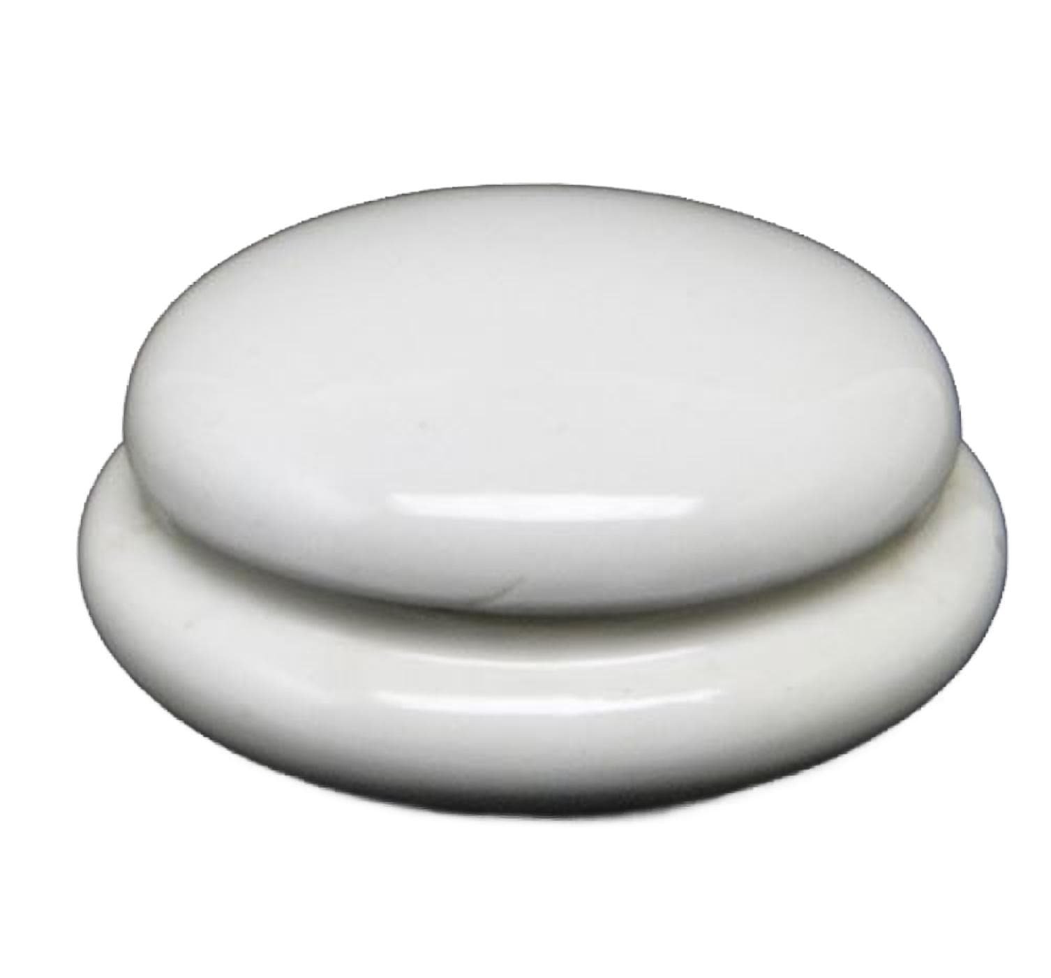 Art Nouveau bonbonniere, ivory ceramic, Ćmielów, Poland, early 20th c.