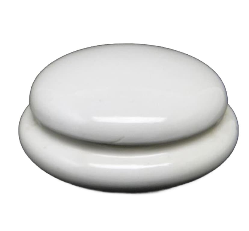 Bomboniera Art Nouveau, ceramika kremowa, Ćmielów, Polska, początek XX w.