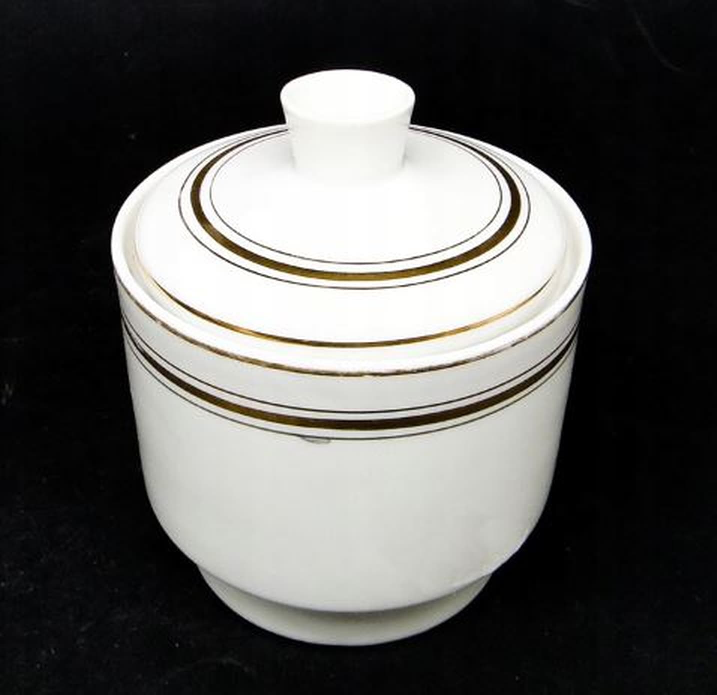 Cukiernica Mid-century modern, ceramika ivory, Ćmielów, Polska, lata 60. - 187102