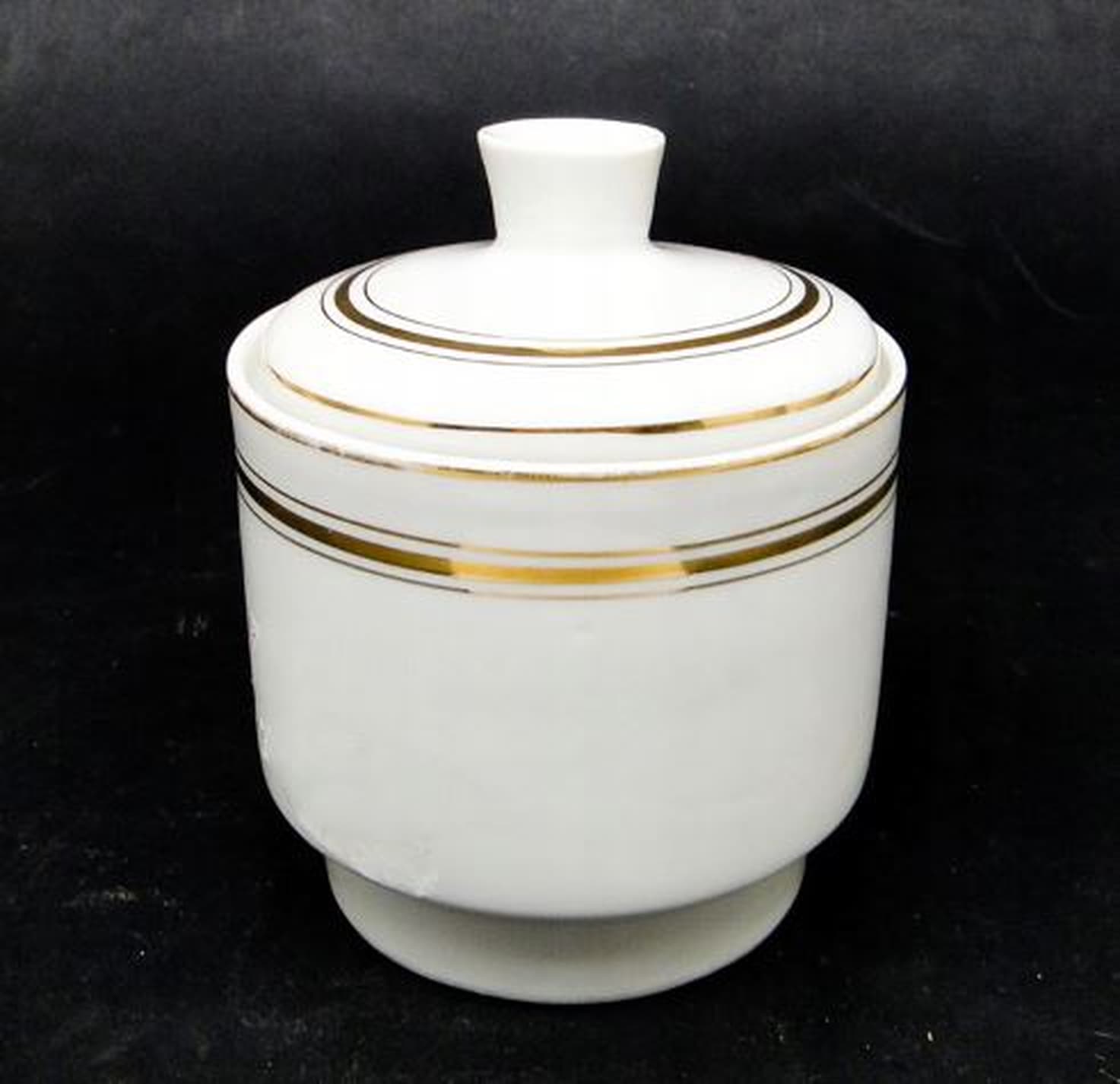 Cukiernica Mid-century modern, ceramika ivory, Ćmielów, Polska, lata 60. - 187099
