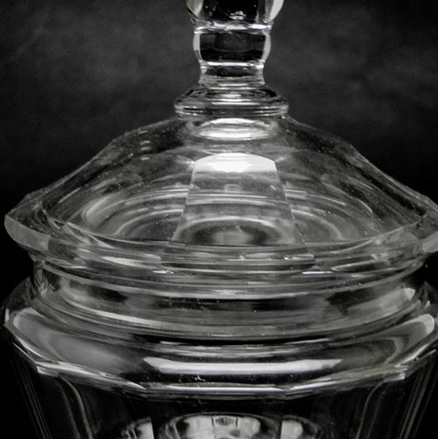 Art Deco bonbonniere, crystal, Moser, Czechoslovakia, 1930s. - 187111