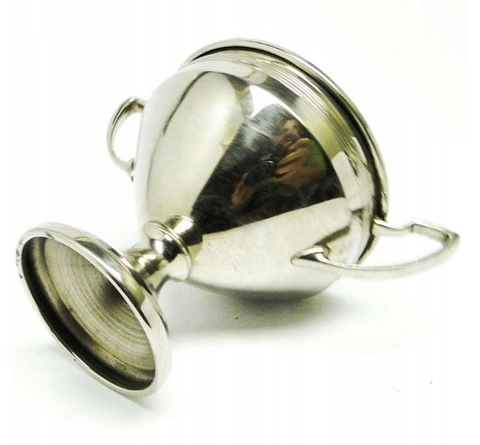 Cukiernica koszyczkowa Secesja, mosiądz niklowany, Niemcy, początek XX w. - 187157