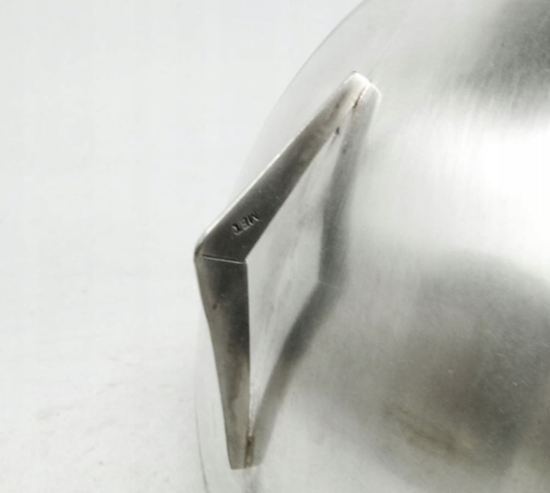 Cukiernica space age, mosiądz srebrzony, Polska, lata 60. - 187159