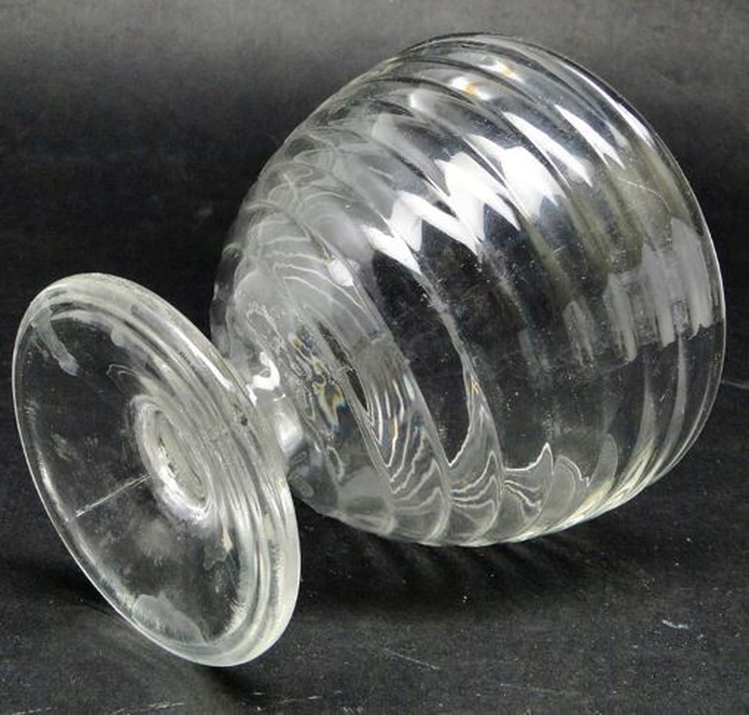 Cukiernica Modernizm, szkło transparentne, Ząbkowice, Polska, lata 70. - 187170