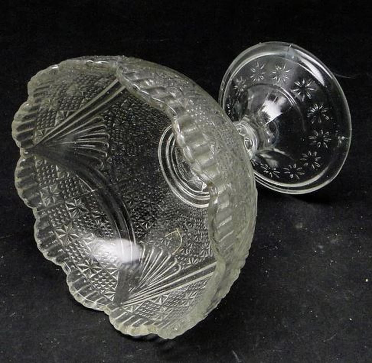 Cukiernica pucharowa, szkło, Ząbkowice, Polska, lata 70. - 187202