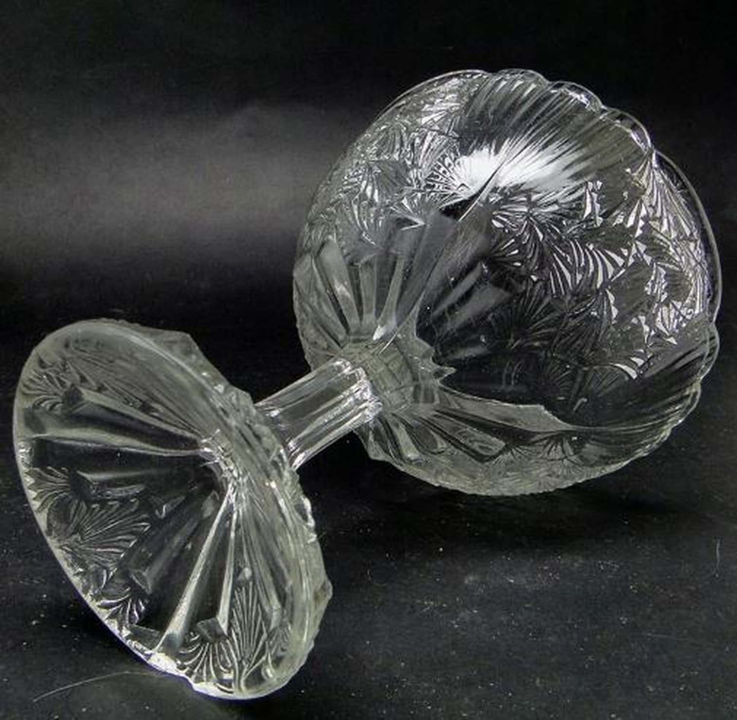 Cukiernica pucharowa, szkło, Ząbkowice, Polska, lata 70. - 187204