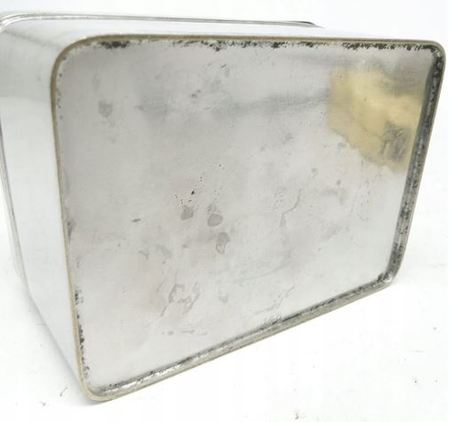 Cukiernica Art Deco, mosiądz srebrzony, WMF, Niemcy, lata 20. - 187221