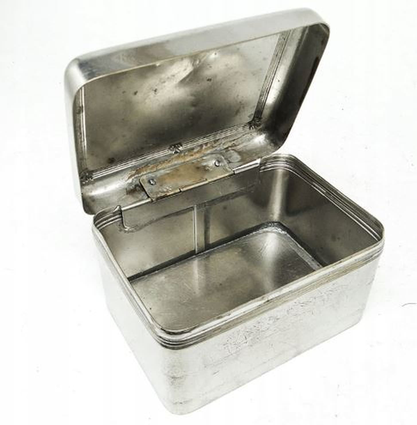 Cukiernica Art Deco, mosiądz srebrzony, WMF, Niemcy, lata 20. - 187219