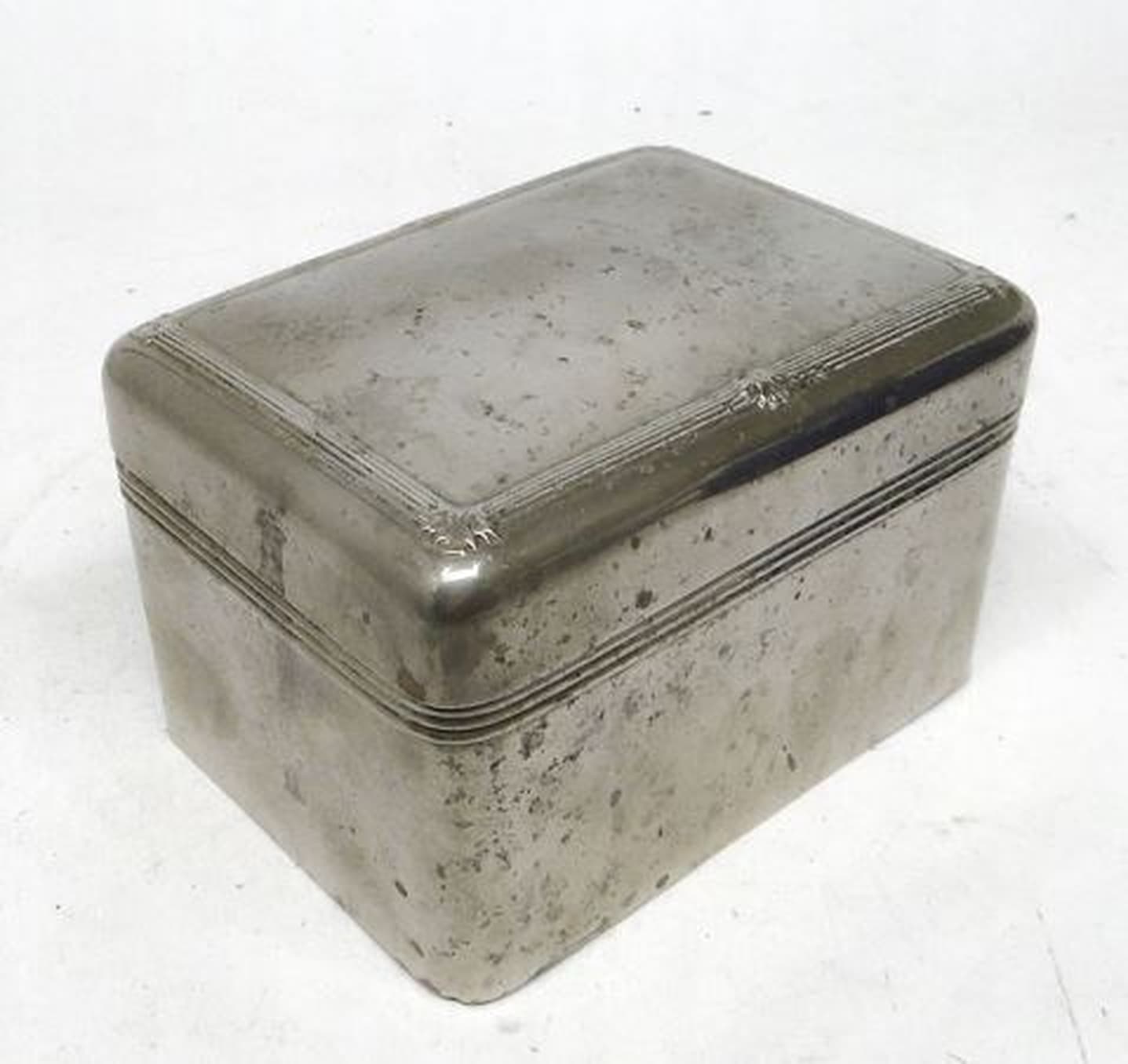 Cukiernica Art Deco, mosiądz srebrzony, WMF, Niemcy, lata 20. - 187225