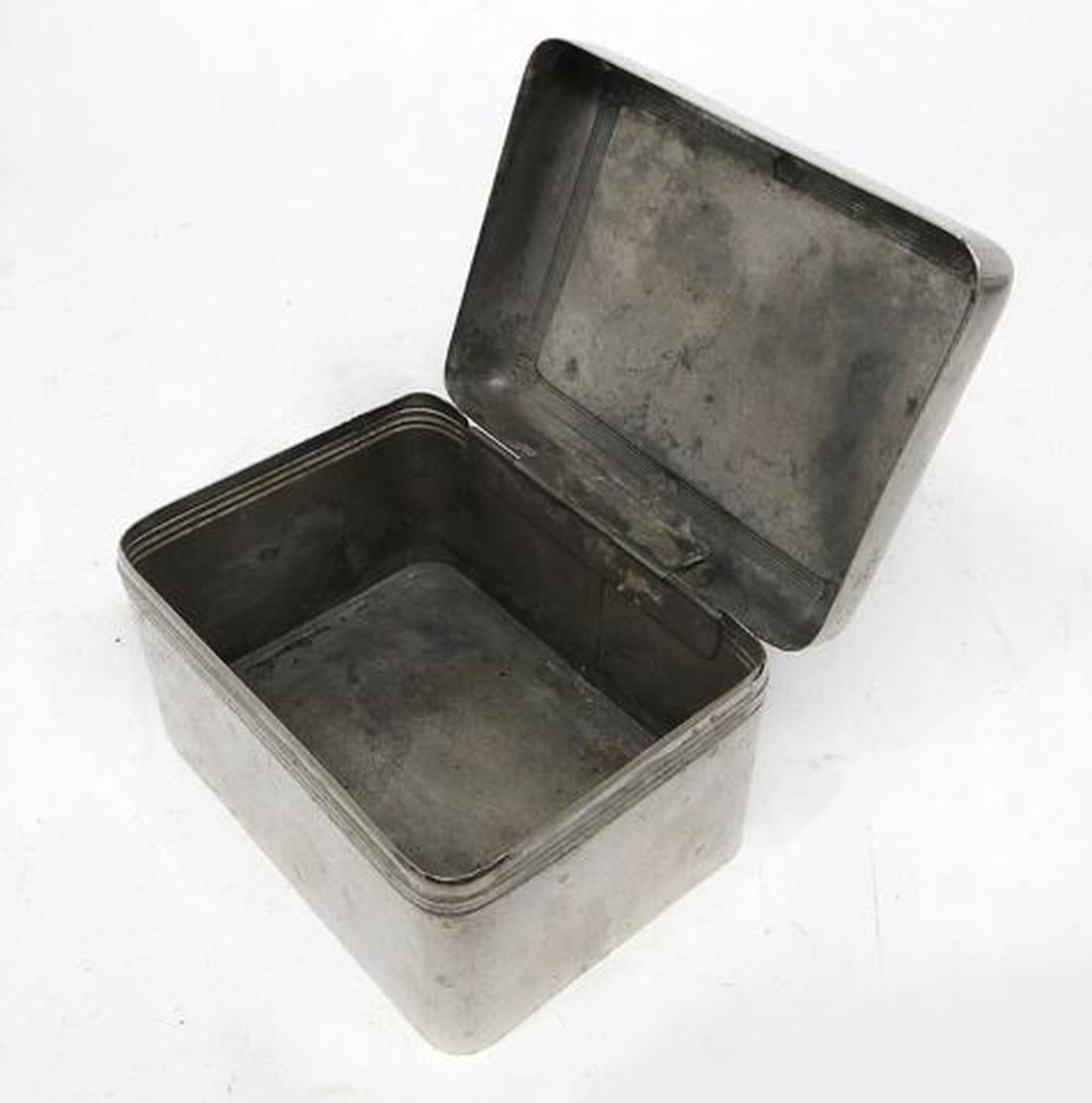 Cukiernica Art Deco, mosiądz srebrzony, WMF, Niemcy, lata 20. - 187223