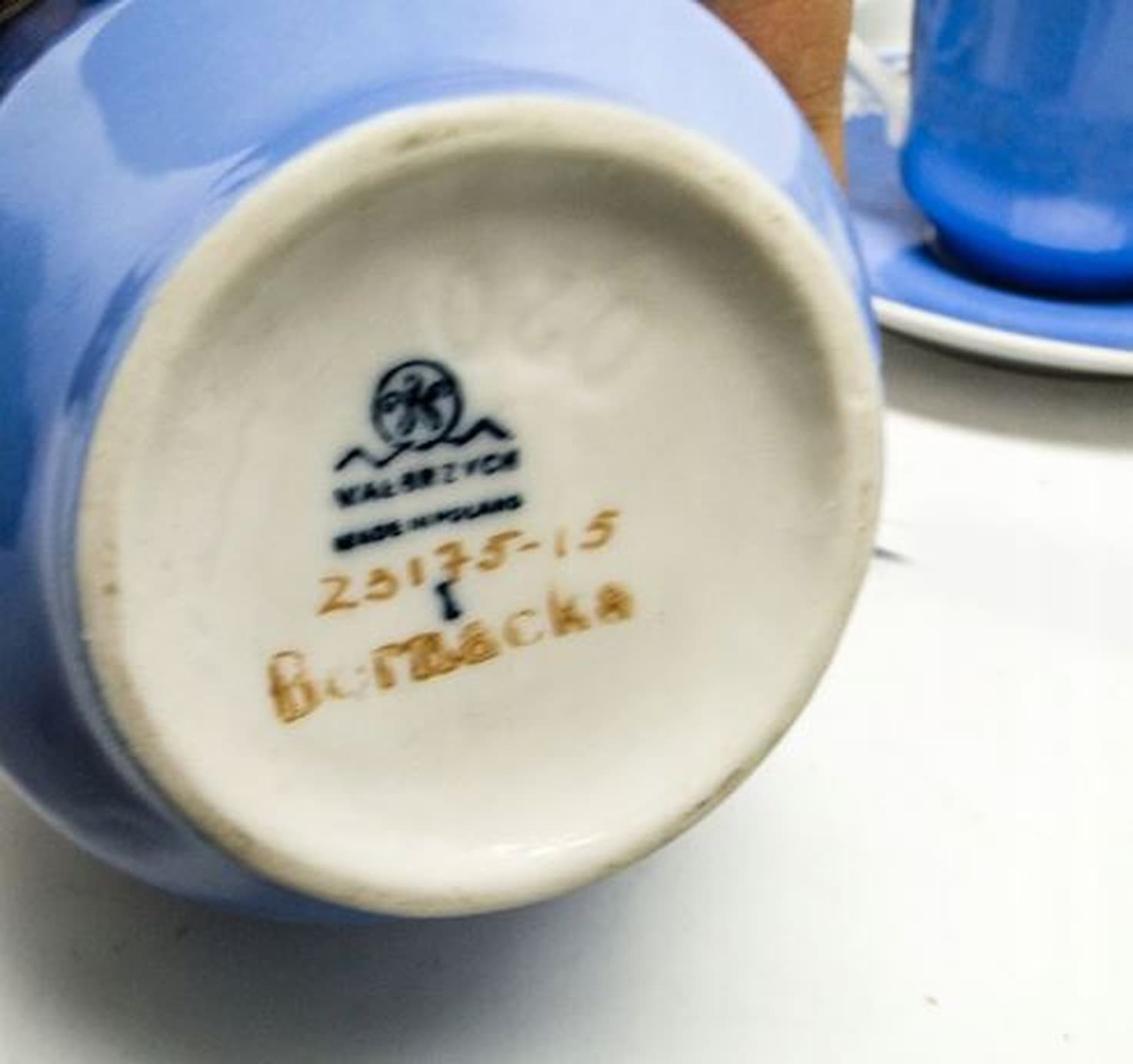 Zestaw do kawy Mid-century modern, porcelana, Polska, lata 70. - 187234