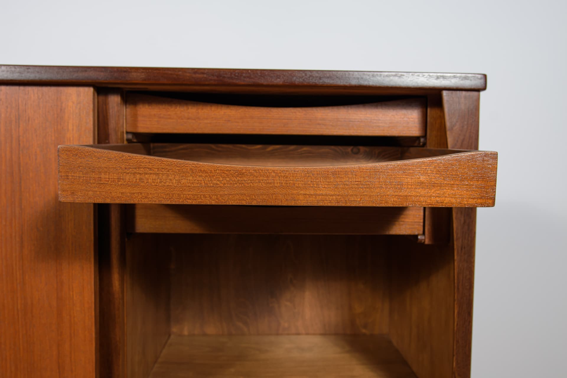Komoda, teak brązowy jasny, Dania, lata 60. - 187260