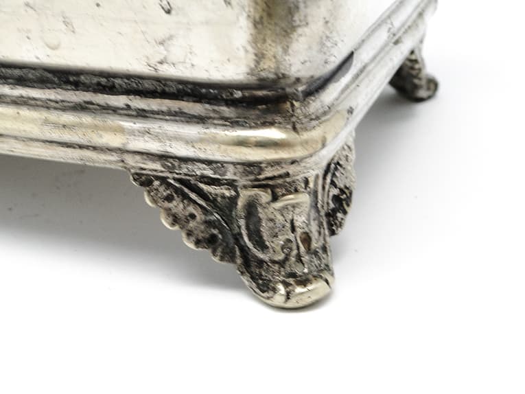 Cukiernica Eklektyzm, mosiądz srebrzony, Polska, XIX w. - 187324