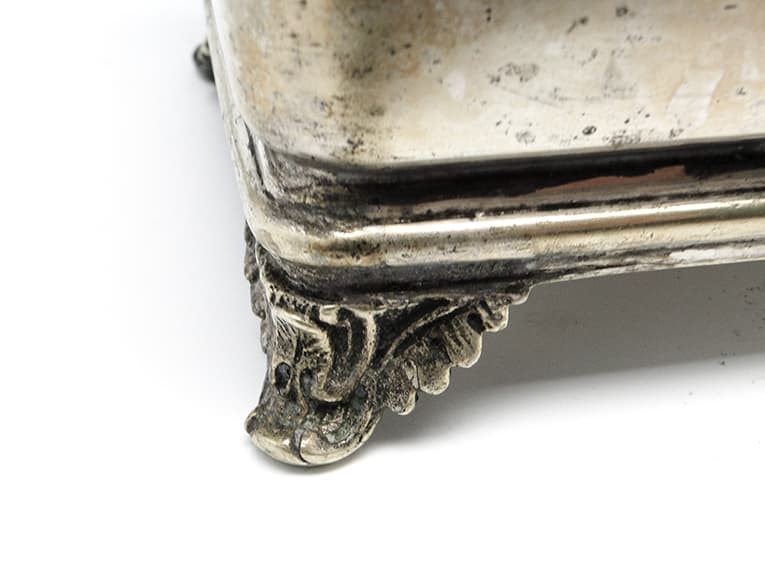 Cukiernica Eklektyzm, mosiądz srebrzony, Polska, XIX w. - 187323