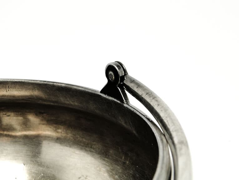 Cukiernica koszyczkowa, mosiądz srebrzony, Niemcy, lata 20. - 187360