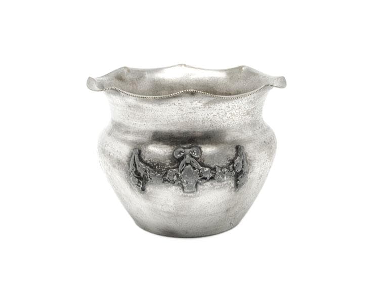 Cukiernica, Art Nouveau, mosiądz srebrzony, Polska, lata 20. - 193022