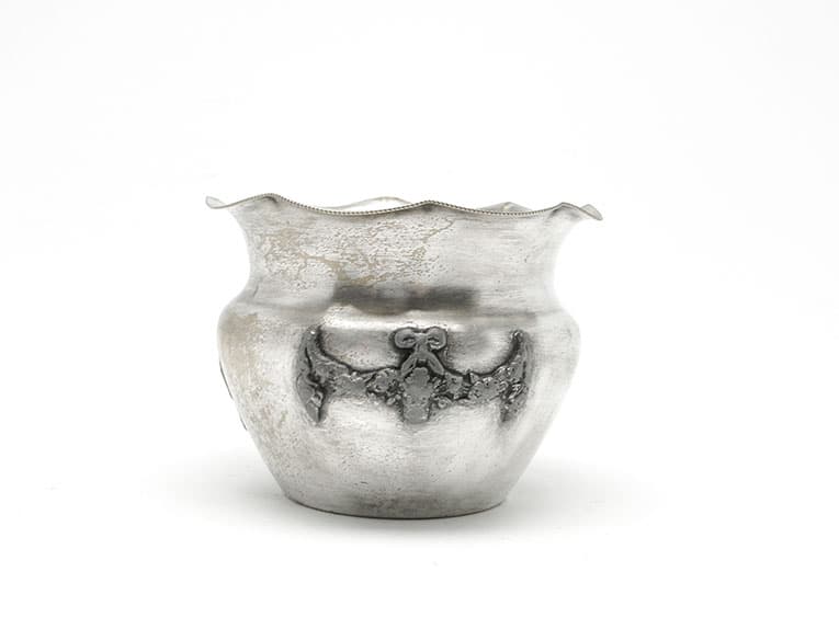 Cukiernica, Art Nouveau, mosiądz srebrzony, Polska, lata 20. - 187381