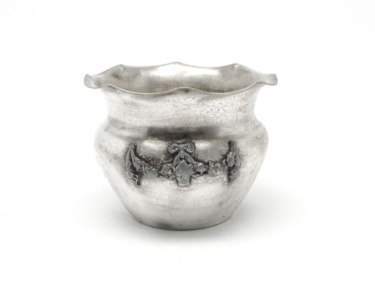 Cukiernica, Art Nouveau, mosiądz srebrzony, Polska, lata 20. - 187377