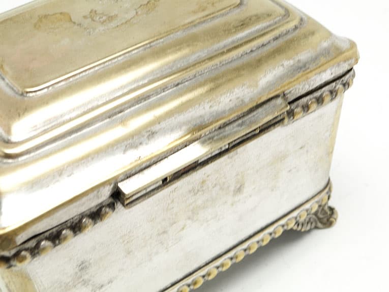 Cukiernica Eklektyzm, mosiądz srebrzony, Bracia Buch, Polska, pocz. XX w. - 187454