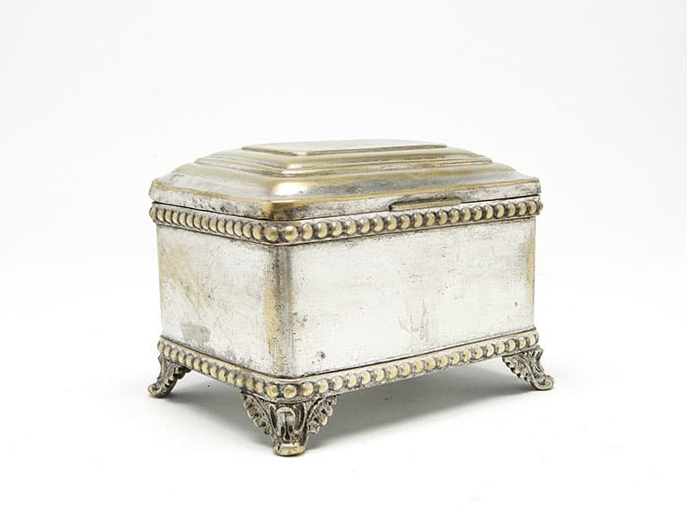 Cukiernica Eklektyzm, mosiądz srebrzony, Bracia Buch, Polska, pocz. XX w. - 187447