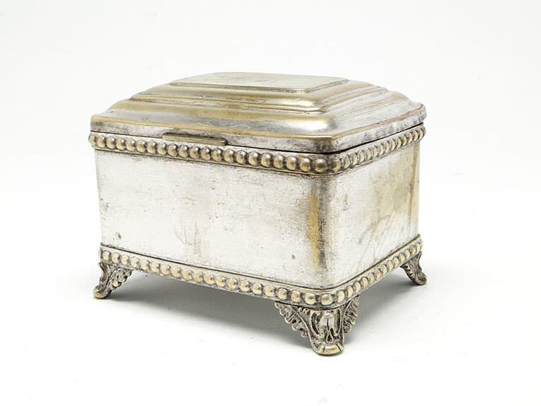 Cukiernica Eklektyzm, mosiądz srebrzony, Bracia Buch, Polska, pocz. XX w. - 187448