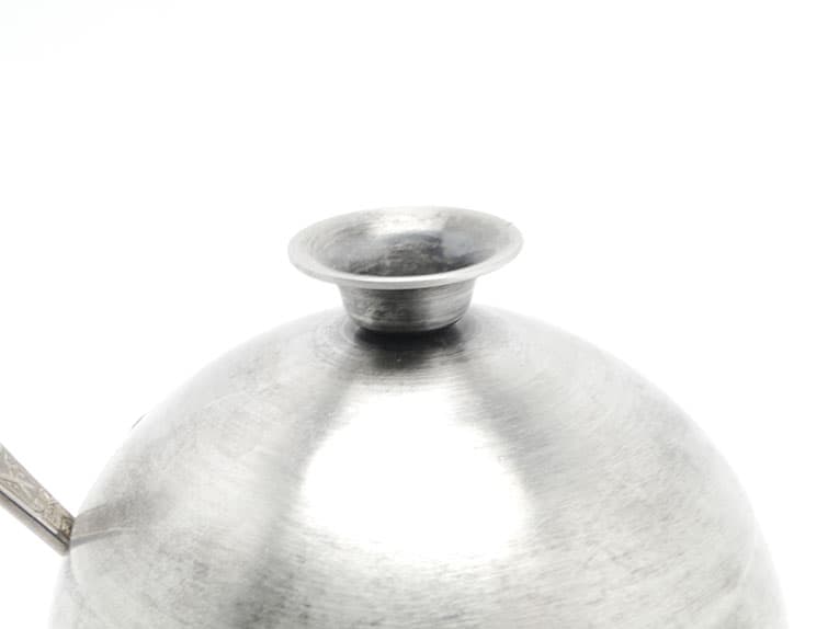 Cukiernica mid-century modern, mosiądz srebrzony, Polska, lata 60. - 187654