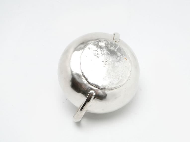 Cukiernica Art Nouveau, mosiądz srebrzony, Norblin, Polska, lata 20. - 187717