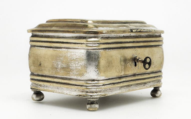 Cukiernica, eklektyzm, mosiądz srebrzony, Bracia Henneberg, Polska, XIX w. - 187792