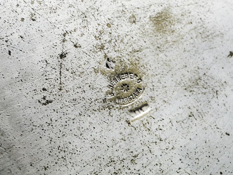 Cukiernica, eklektyzm, mosiądz srebrzony, Bracia Henneberg, Polska, XIX w. - 187799