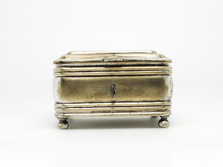 Cukiernica, eklektyzm, mosiądz srebrzony, Bracia Henneberg, Polska, XIX w. - 187791