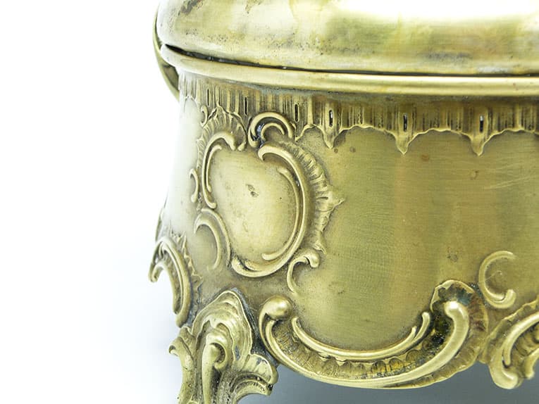 Cukiernica Rococo, mosiądz srebrzony, Polska, początek XX w. - 187871