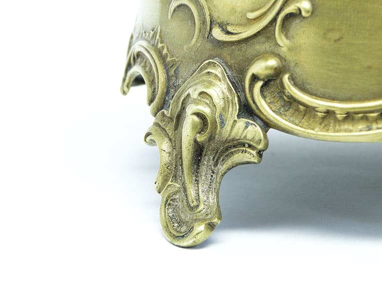 Cukiernica Rococo, mosiądz srebrzony, Polska, początek XX w. - 187870