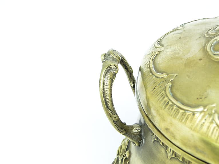 Cukiernica Rococo, mosiądz srebrzony, Polska, początek XX w. - 187864